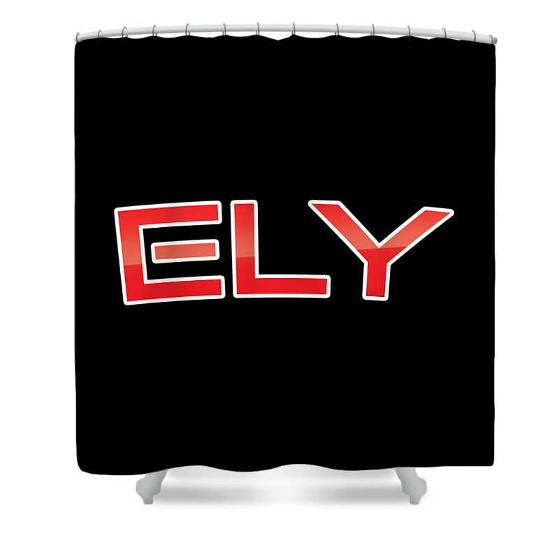 Ely Shower Curtain featuring the digital art Ely by TintoDesigns