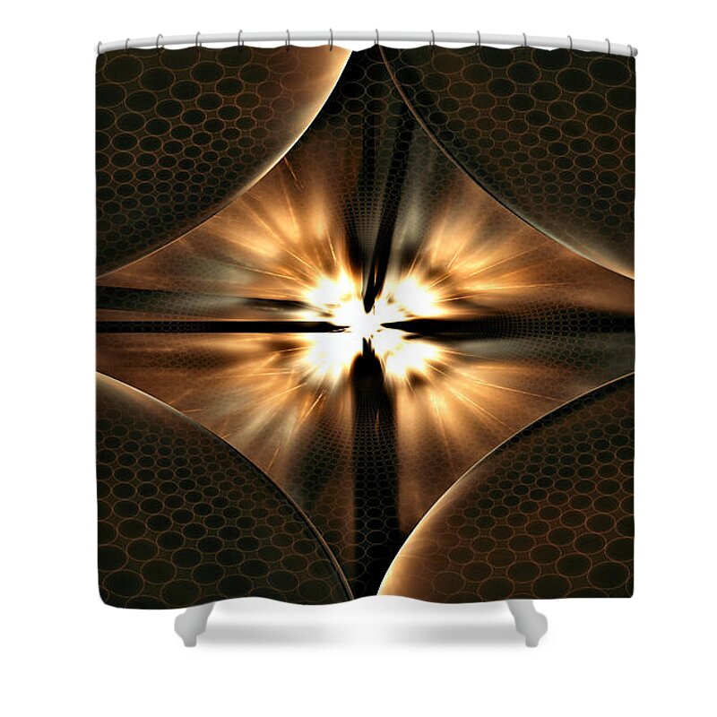 Ephesians Shower Curtain featuring the digital art Ephesians by Missy Gainer
