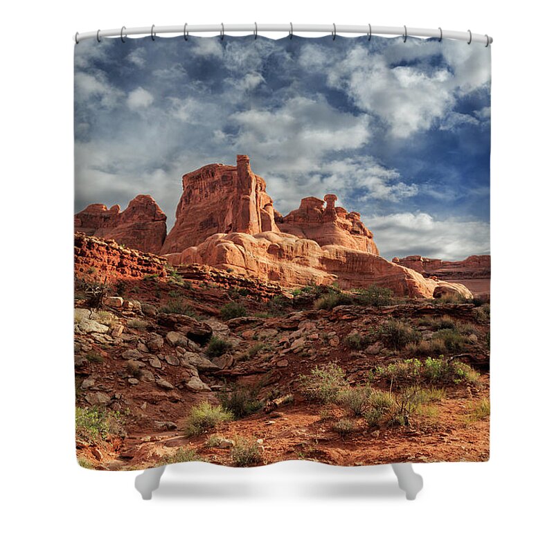 Tranquility Shower Curtain featuring the photograph Evening Light by Stuart L Gordon Photography