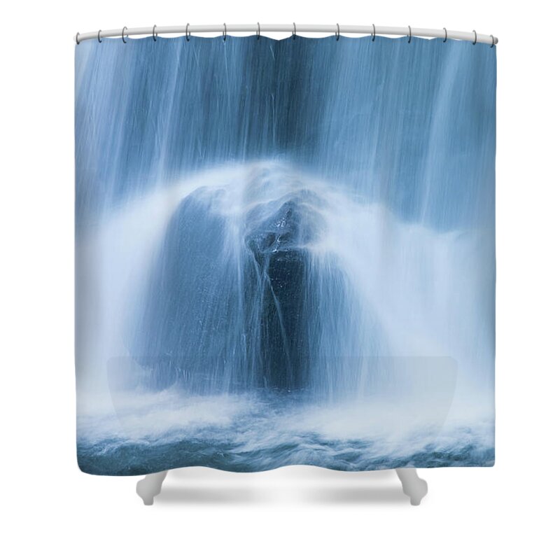 Scenics Shower Curtain featuring the photograph Falling Water by Ooyoo