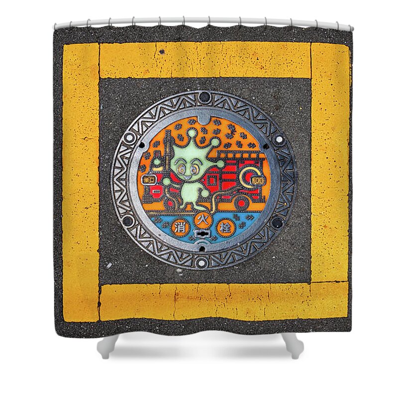 Asia Shower Curtain featuring the photograph Fire Hydrant by Bill Chizek