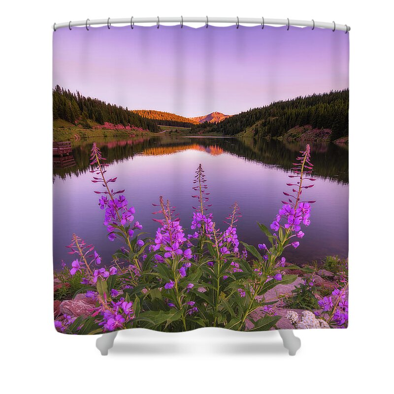 Fireweed Shower Curtains