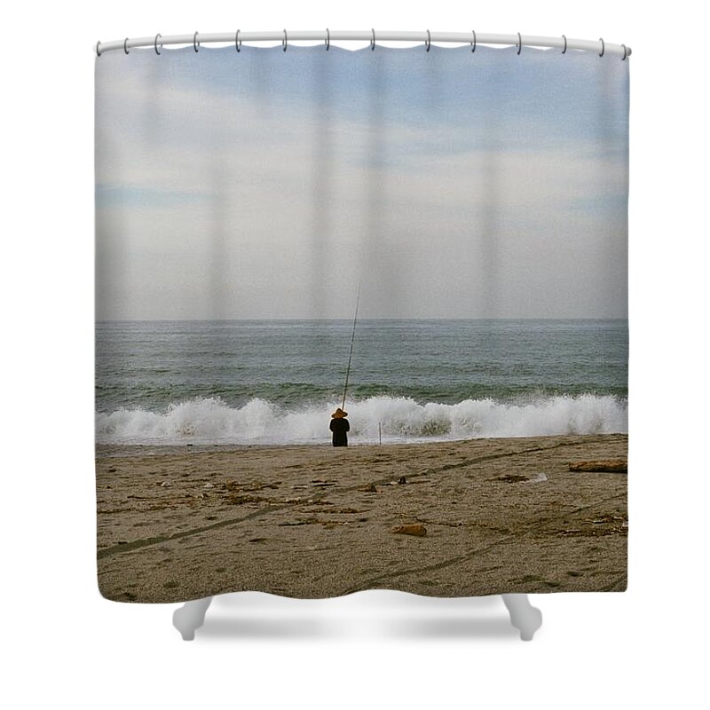 Scenics Shower Curtain featuring the photograph Fishing by By [d.jiang]