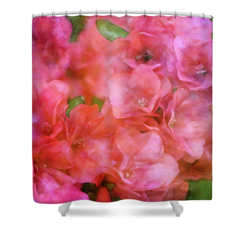 Impressionist Shower Curtain featuring the photograph Fleeting Permanence of Color 6507 IDP_2 by Steven Ward