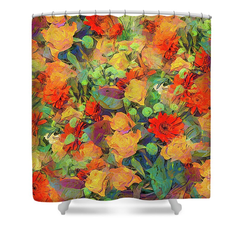 Flowers Shower Curtain featuring the photograph Floral Persuasion by Jack Torcello