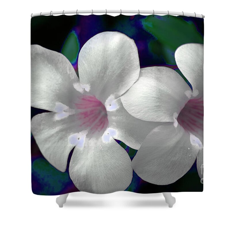 Floral Shower Curtain featuring the photograph Floral Photo A030119 by Mas Art Studio