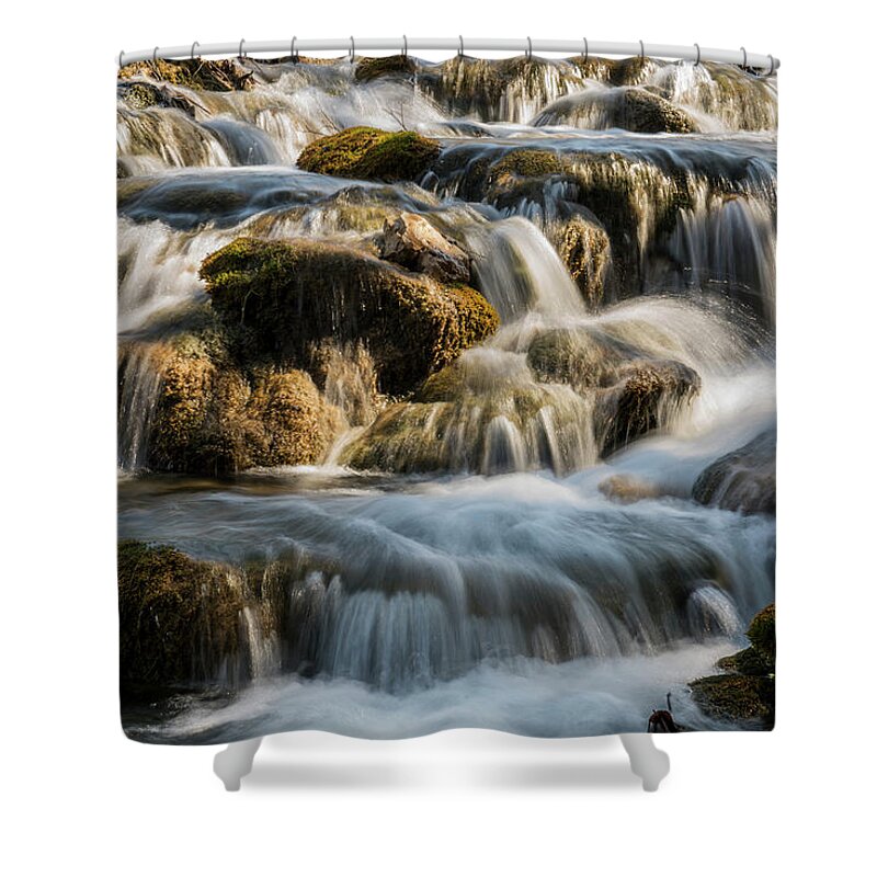 Water Shower Curtain featuring the photograph Fluidity by Celso Bressan