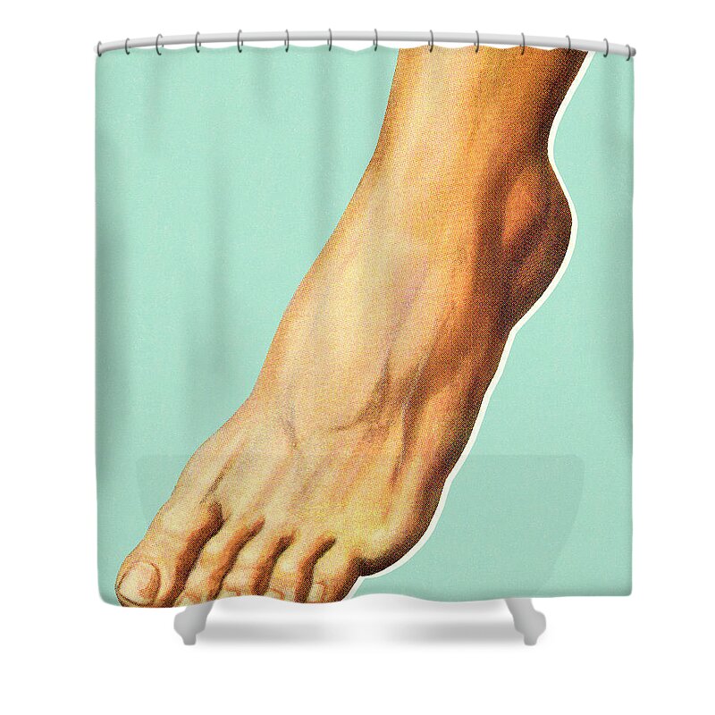 Ankle Shower Curtains