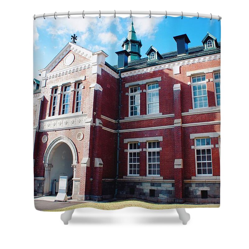 Office Building Shower Curtains
