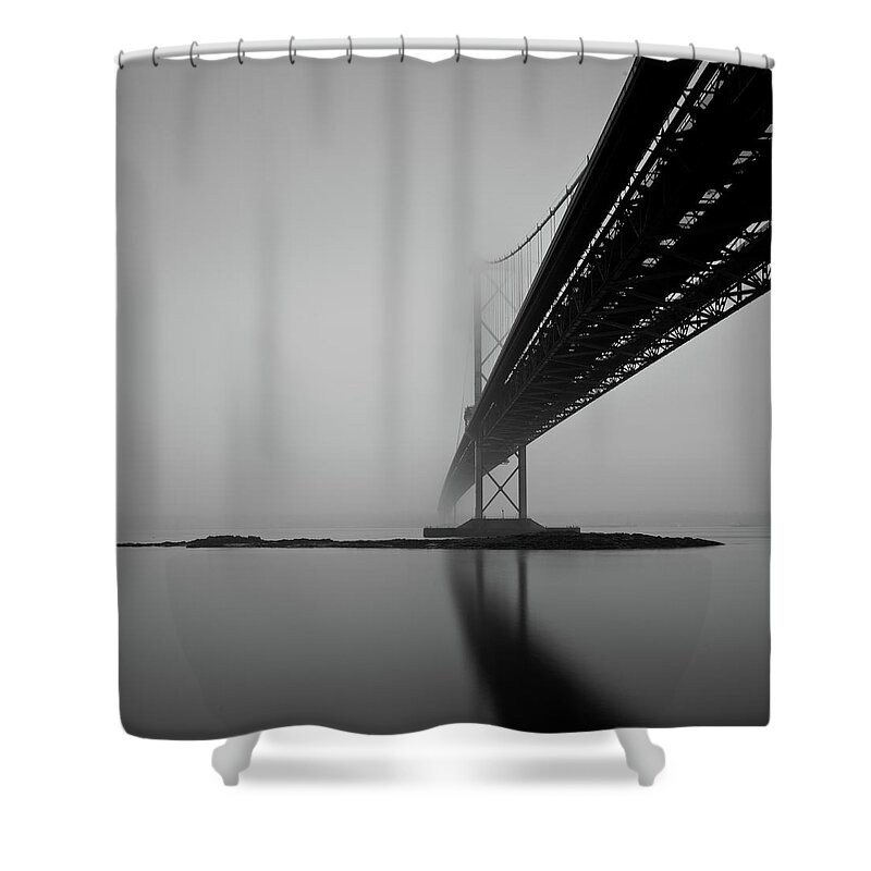 Tranquility Shower Curtain featuring the photograph Forth Road Bridge by Billy Currie Photography