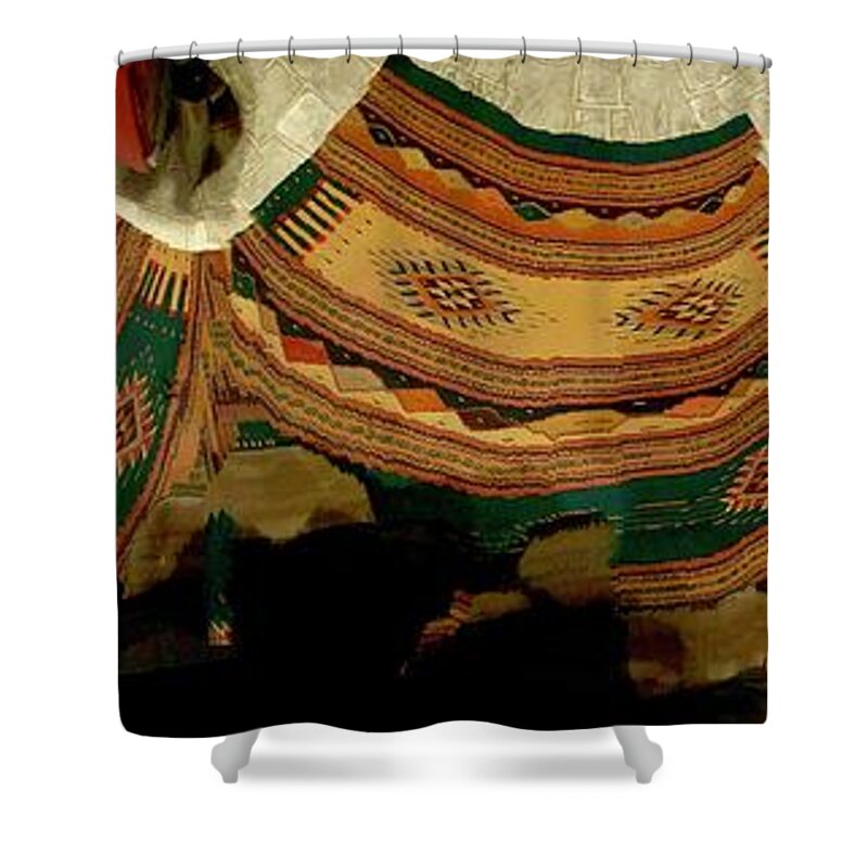 Uther Shower Curtain featuring the photograph Four Kings by Uther Pendraggin