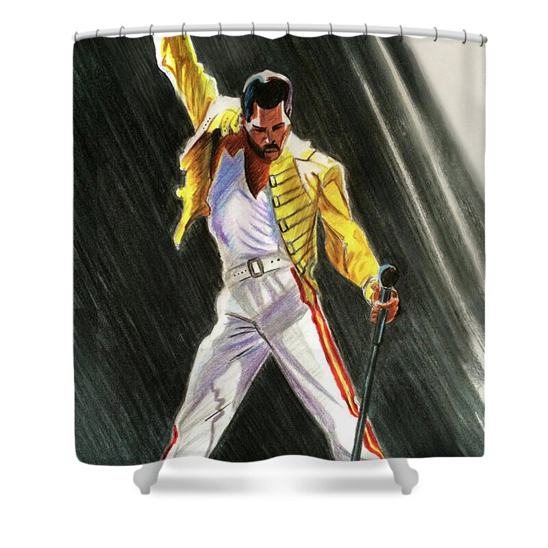 Details about   Freddie Mercury English Singer Custom Shower Curtains Polyester 60x72 inch 