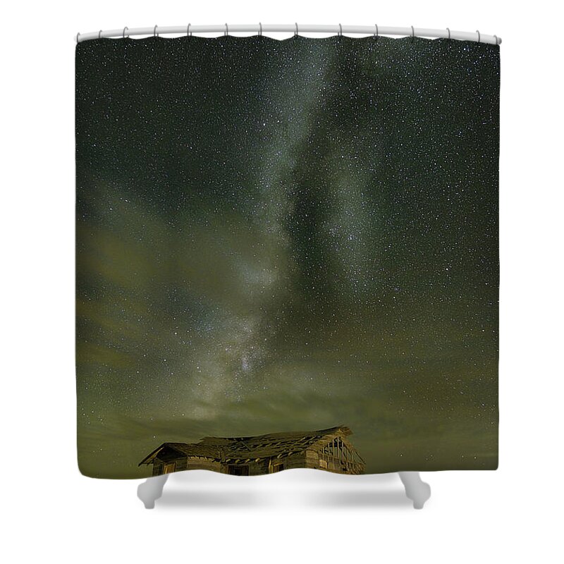 Milky Way Shower Curtain featuring the photograph Front Porch Memories 2 by James Clinich
