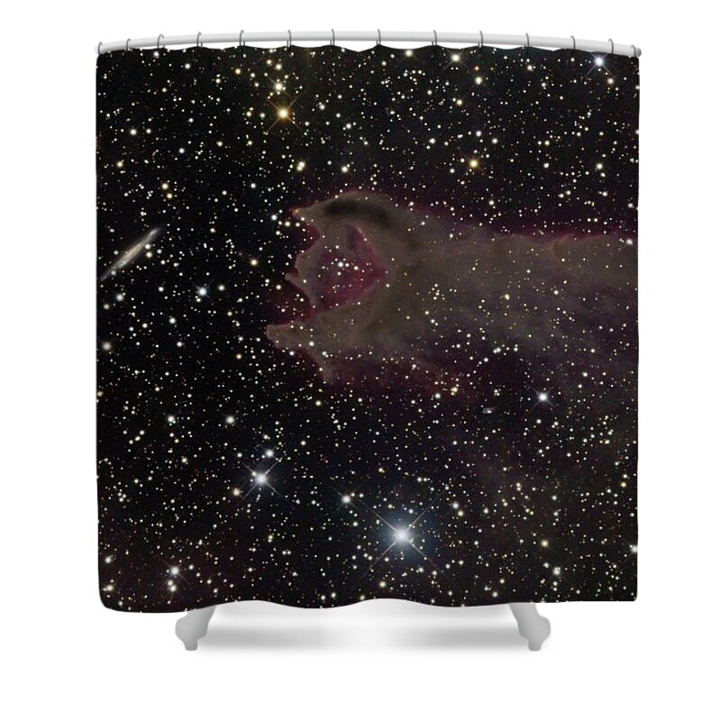 Galaxy Shower Curtain featuring the photograph Galaxy by Image By Marco Lorenzi, Www.glitteringlights.com