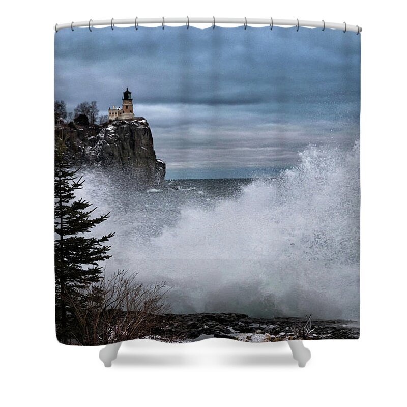 Gales Of November Shower Curtain featuring the photograph Gales of December by Mary Amerman