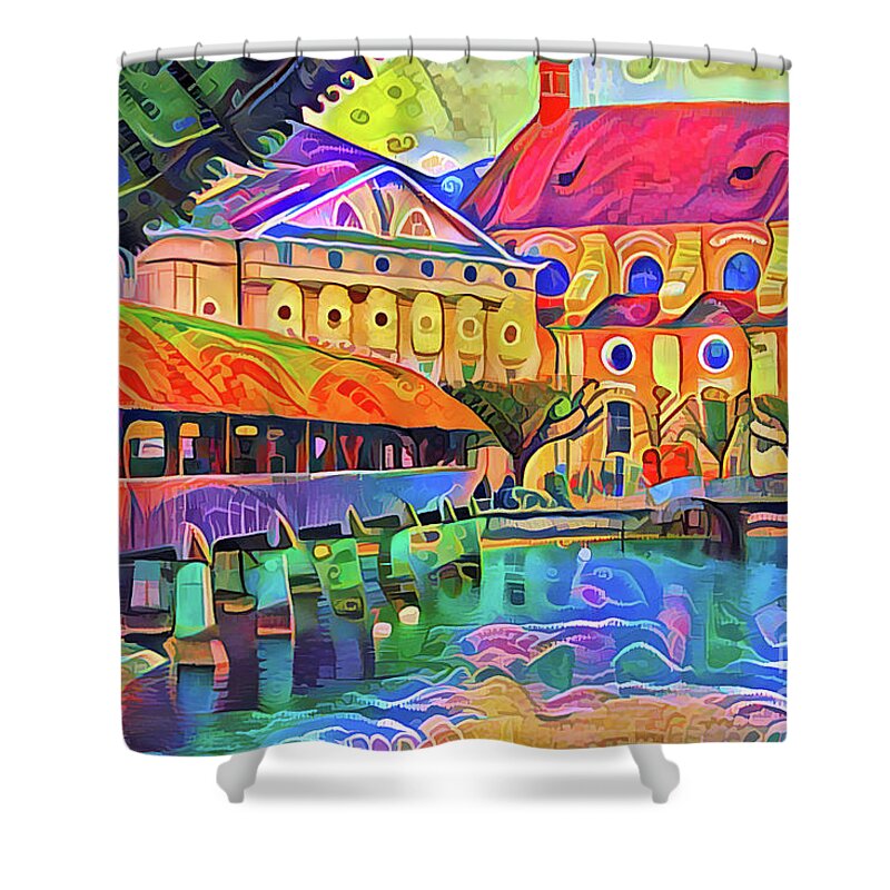 Lucerne Shower Curtain featuring the photograph Gingerbread Lucerne by Jack Torcello