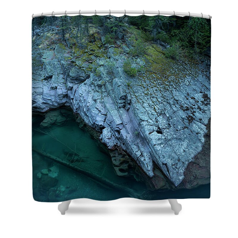 Mcdonald Creek Shower Curtain featuring the photograph Glacier Creek by James Covello