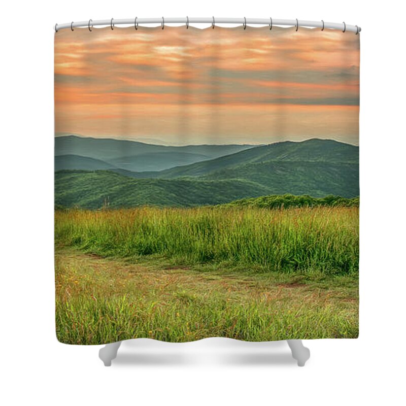 Appalachian Trail Shower Curtain featuring the photograph Go Gently Into That Good Night by Marcy Wielfaert