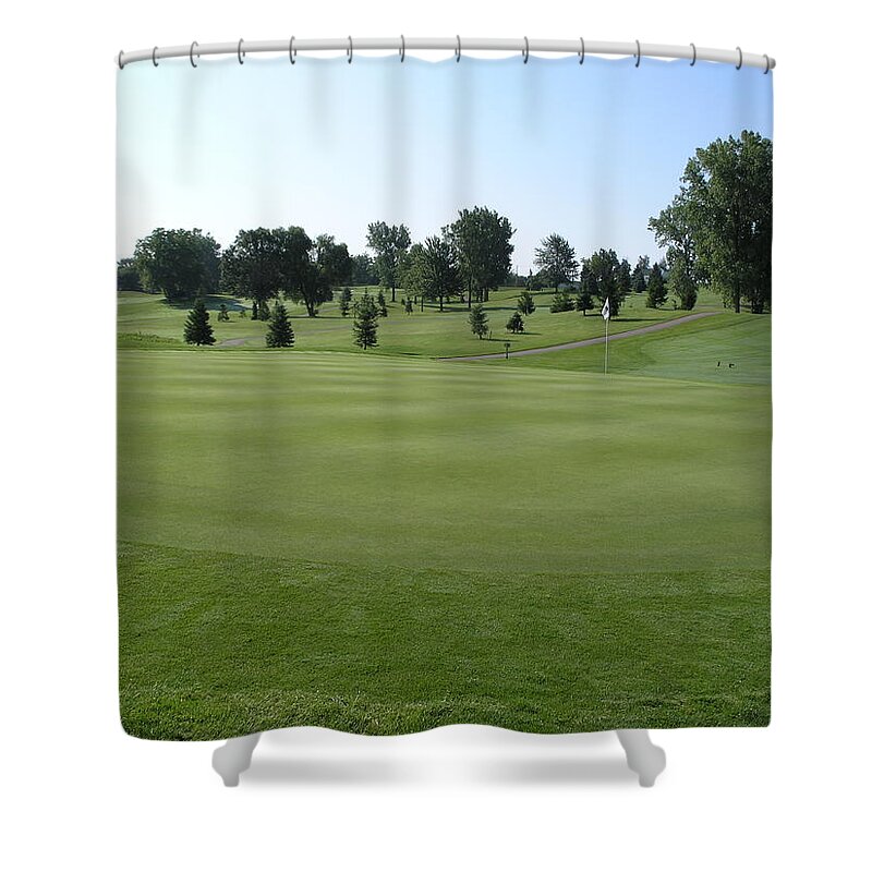 Ball Shower Curtain featuring the photograph Golf Course by Ngirish