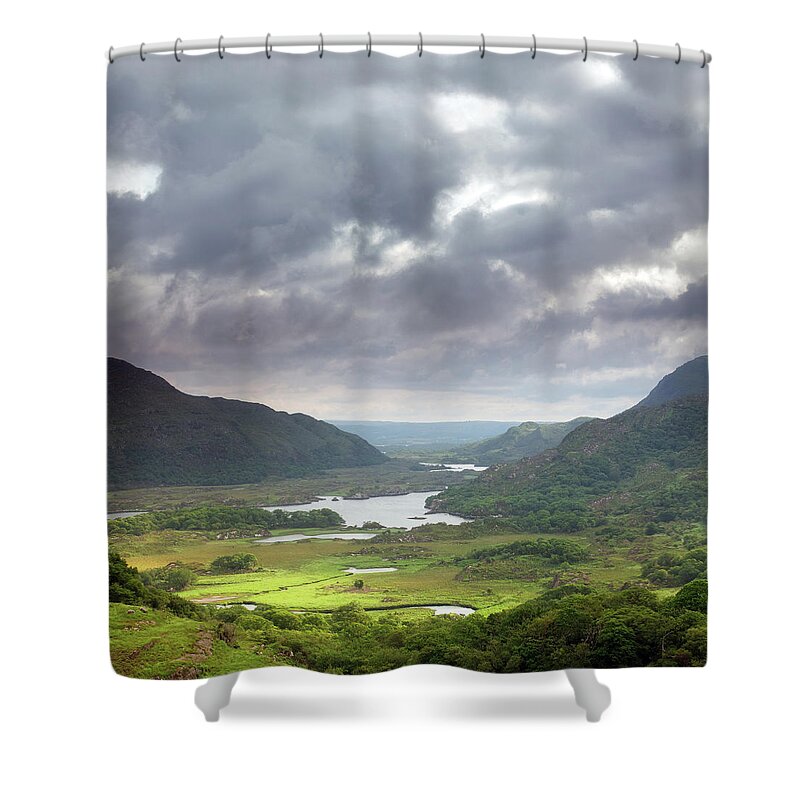Scenics Shower Curtain featuring the photograph Gorgeous Landscape In Ireland by Mammuth