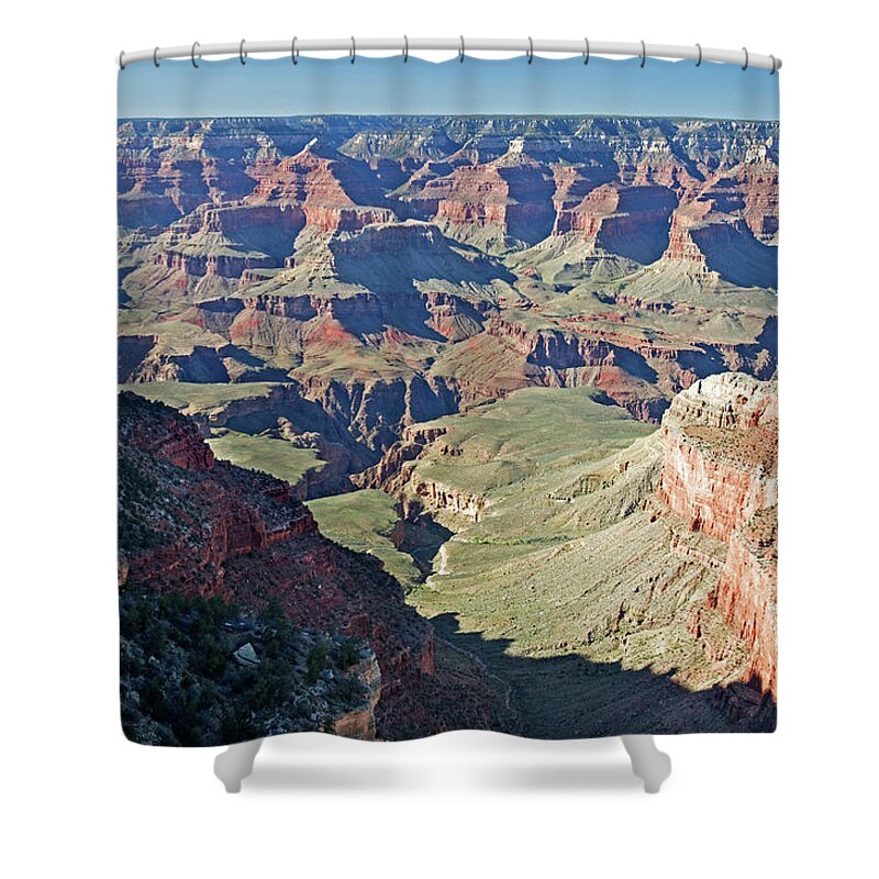 Scenics Shower Curtain featuring the photograph Grand Canyon Beauty by Mitch Diamond