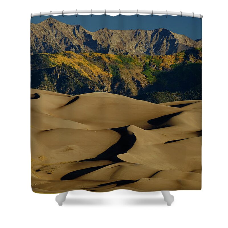 Aspens Shower Curtain featuring the photograph Grand Dunes II by Johnny Boyd