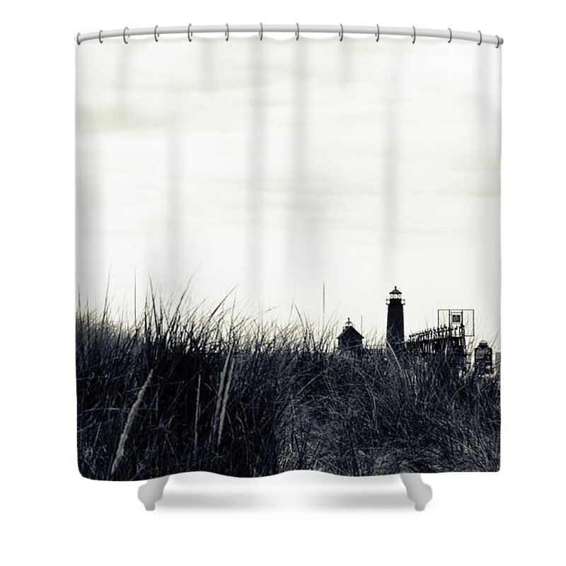 Grand Haven Michigan Shower Curtain featuring the photograph Grand Haven by Michelle Wermuth