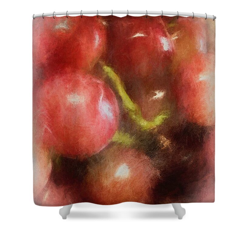  Shower Curtain featuring the photograph Grapes by Jack Wilson