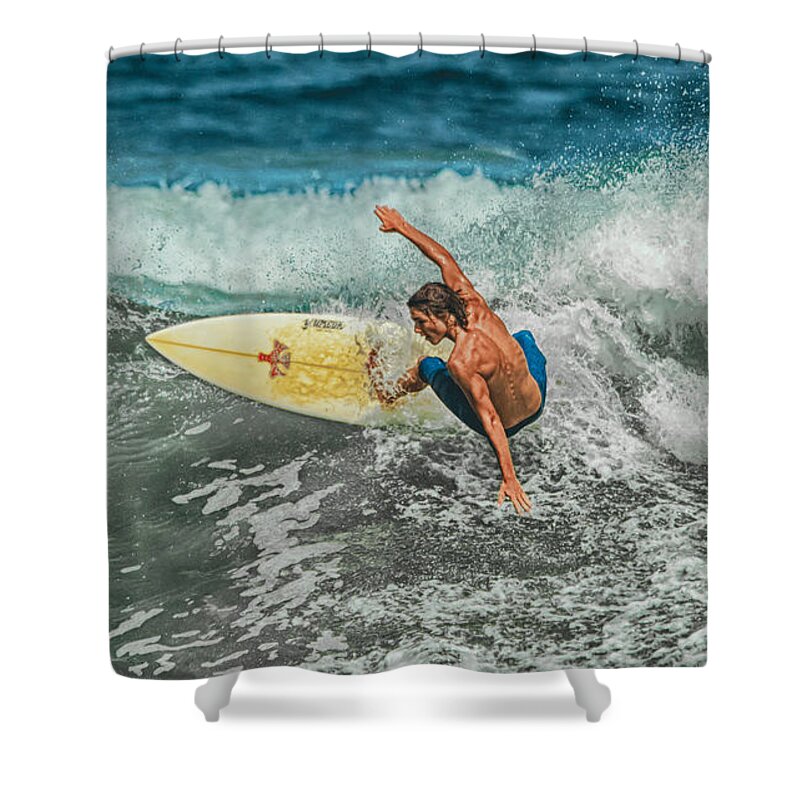 Beach Shower Curtain featuring the photograph Great Wingspan by Eye Olating Images