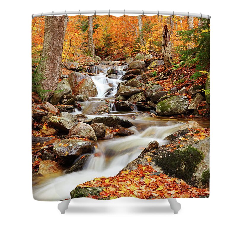 Tranquility Shower Curtain featuring the photograph Green Mountains, Vermont by Jumper