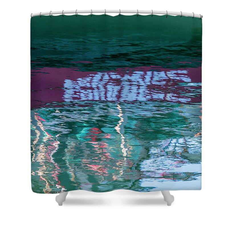 Abstract Shower Curtain featuring the photograph Greener Pastures by Robert Potts