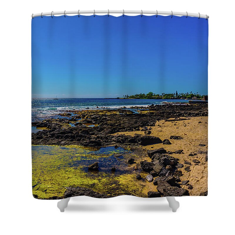 Hawaii Shower Curtain featuring the photograph Hale Halawai Tide Pool by John Bauer