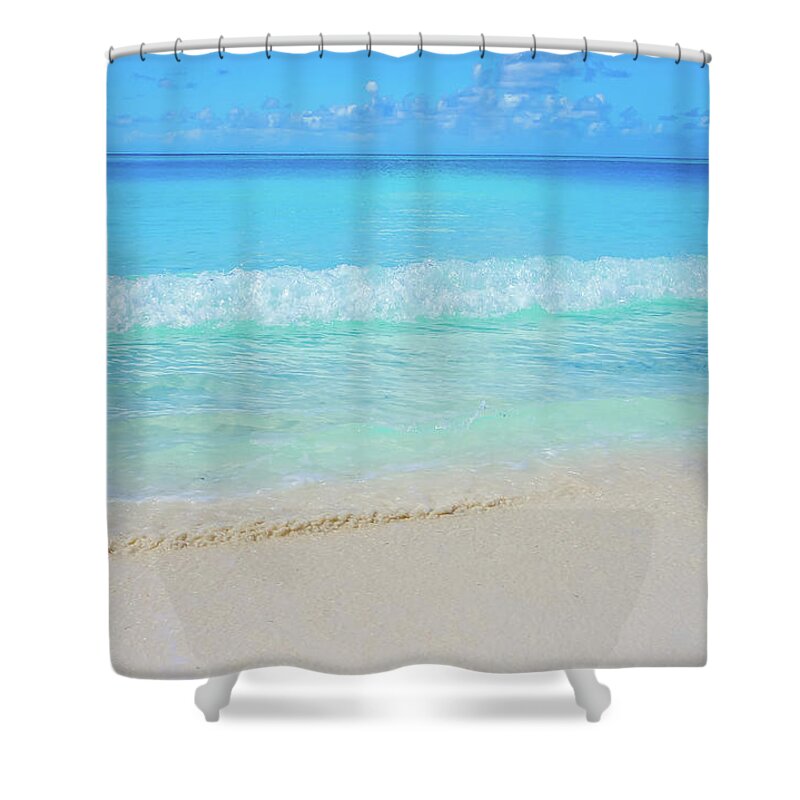 Bahamas Shower Curtain featuring the photograph Half Moon Cay Beach 1 by Dawn Richards