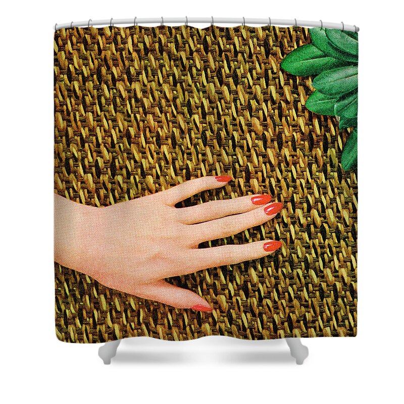 A Touch Of Texture Shower Curtains