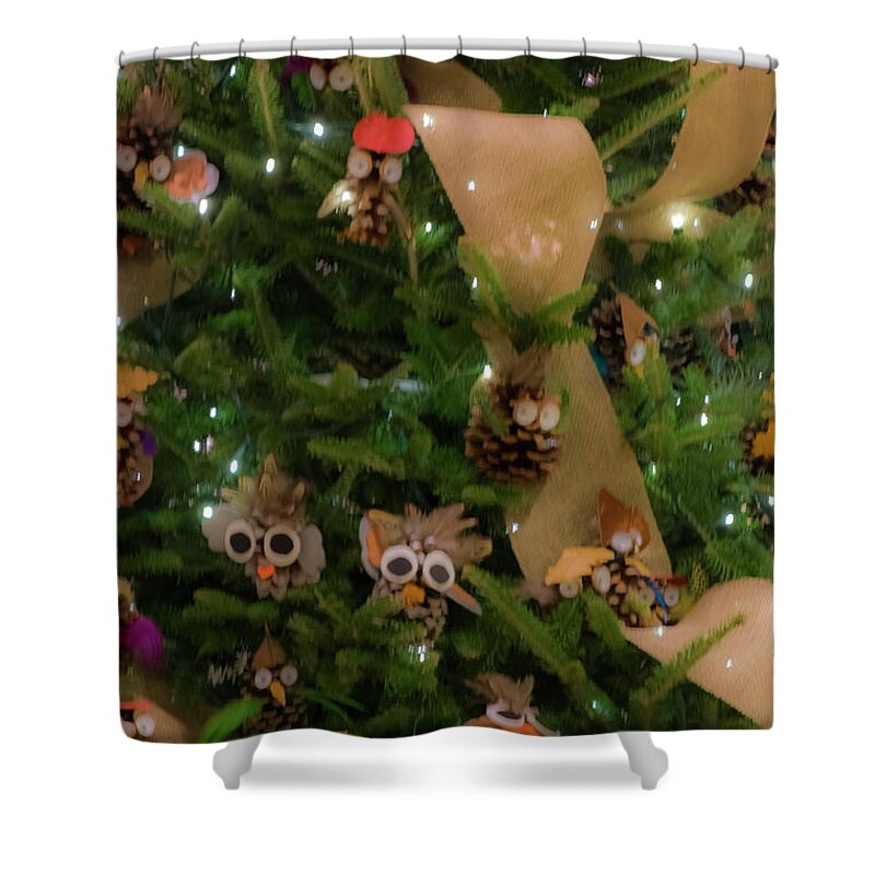 Christmas Shower Curtain featuring the photograph Happy Holidays by Stewart Helberg