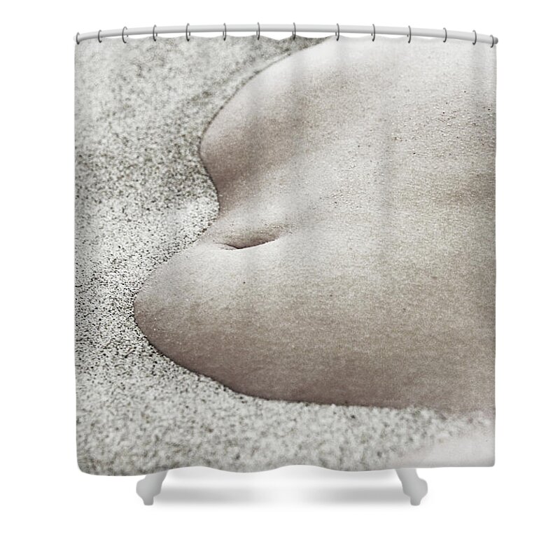 Sand Dunes Shower Curtain featuring the photograph Happy Trails by Robert WK Clark
