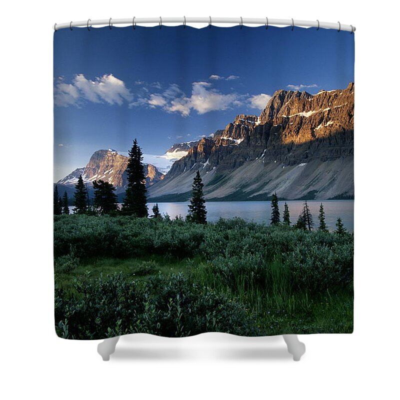 Scenics Shower Curtain featuring the photograph Hector Lake, Banff National Park, Canada by Art Wolfe