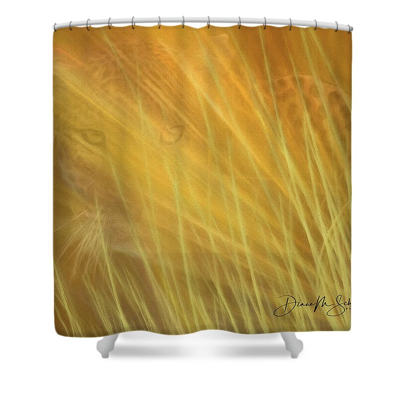 Leopard Shower Curtain featuring the photograph Hidden In The Grass by Diane Schuster