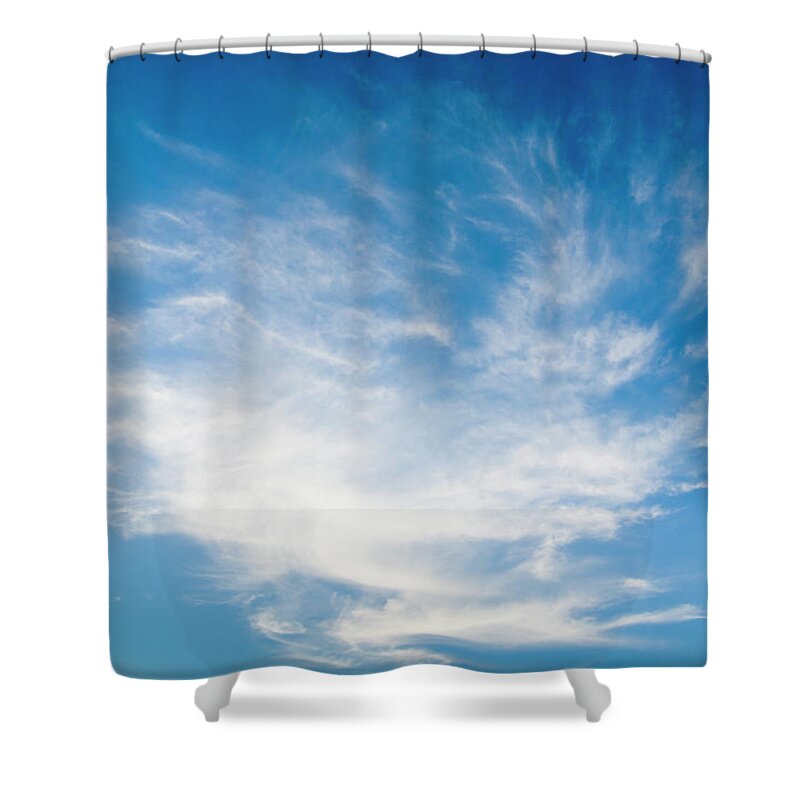 Montana Shower Curtain featuring the photograph High Altitiude Cirrus Intortus Clouds by Laurance B. Aiuppy