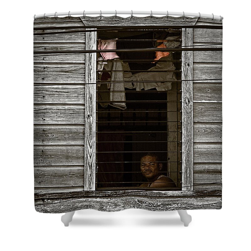 Solitude Shower Curtain featuring the photograph Hopes and dreams in Belize City by Tatiana Travelways