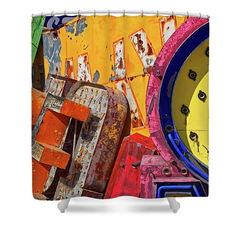 Hot Mess Shower Curtain featuring the photograph Hot Mess by Skip Hunt