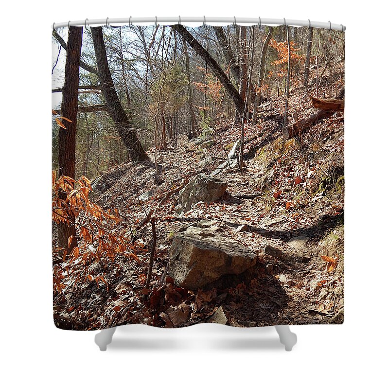House Mountain Shower Curtain featuring the photograph House Mountain 4 by Phil Perkins