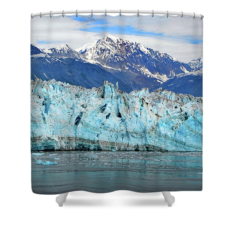 Hubbard Glacier Shower Curtain featuring the photograph Hubbard Glacier Alaska by Marilyn MacCrakin