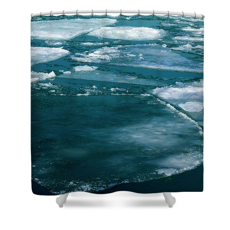 Ice Shower Curtain featuring the photograph Ice 2 by Stuart Manning