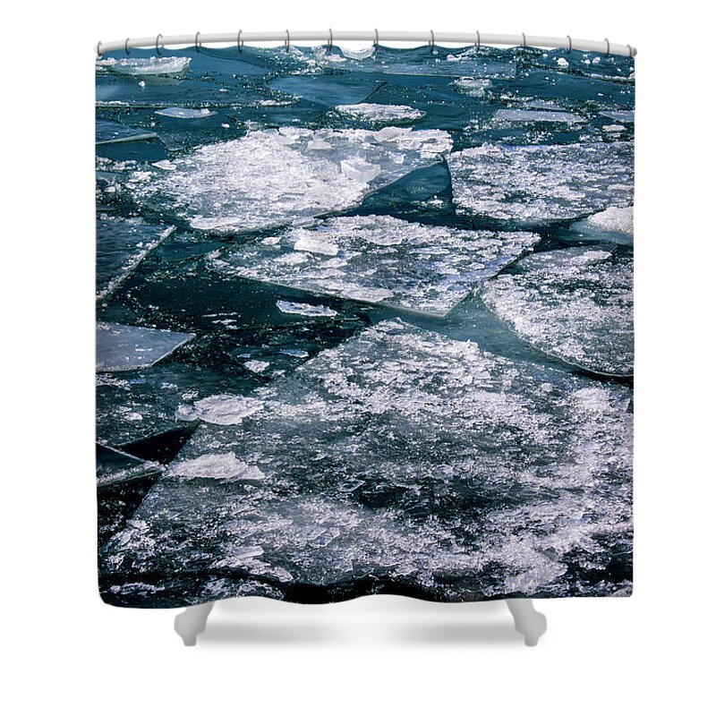 Ice Shower Curtain featuring the photograph Ice by Stuart Manning