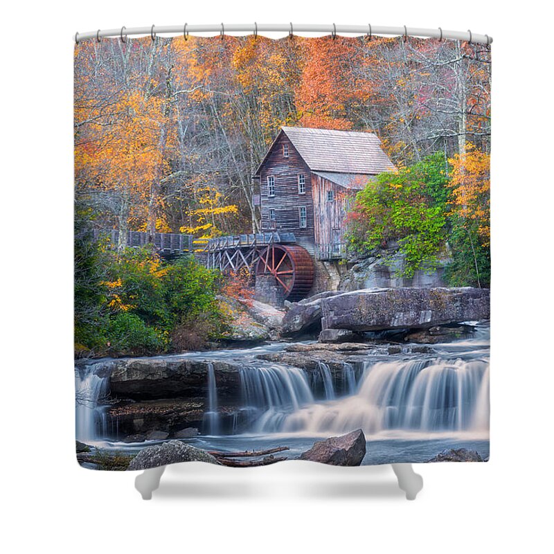 Iconic Shower Curtain featuring the photograph Iconic by Russell Pugh