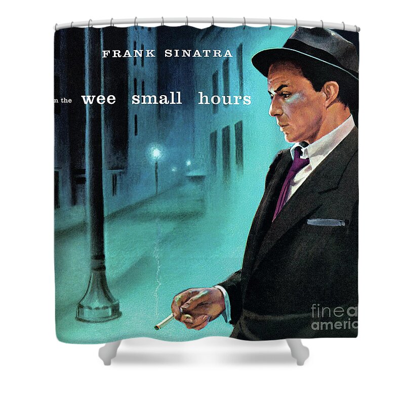 In The Wee Small Hours Of Frank Sinatra Shower Curtain featuring the photograph In the Wee Small Hours of Frank Sinatra by Neal Johnson