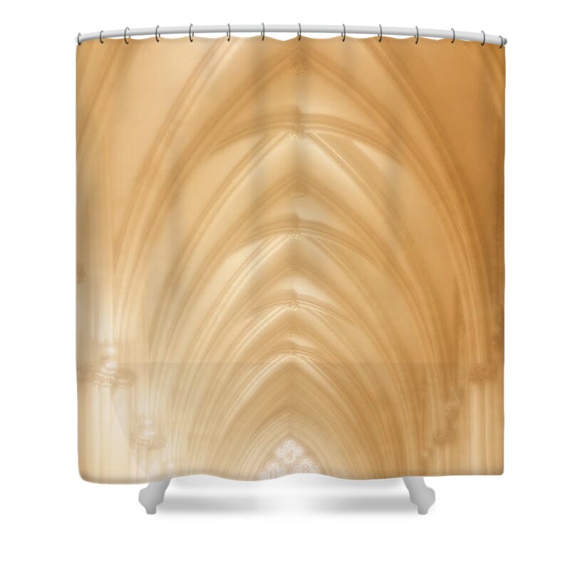 Arch Shower Curtain featuring the photograph Interior, York Minster, York, England by David Madison