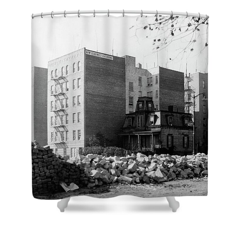 Historic Shower Curtain featuring the photograph Inwood 1927 by Cole Thompson