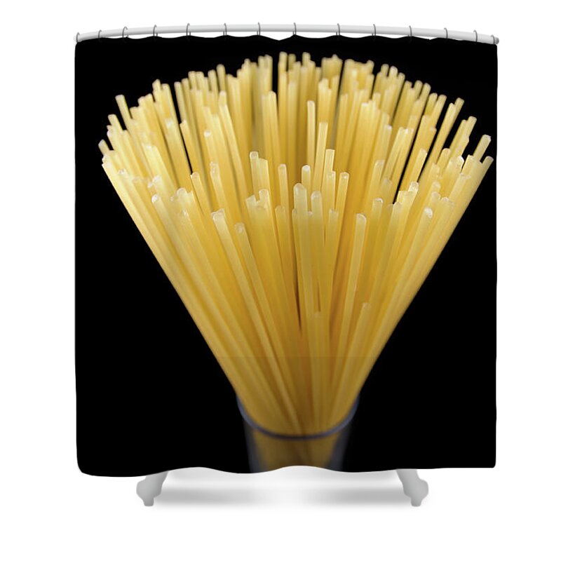 Italian Food Shower Curtain featuring the photograph Italian Spaghetti Noodles by Daitozen